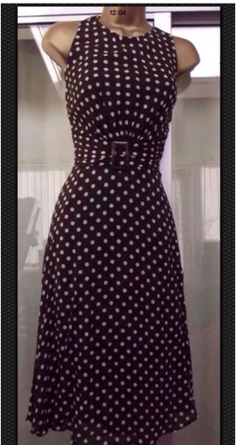 Wallis brown polka - polka, dot
