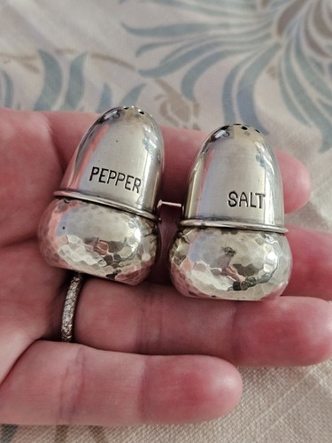 Pair small silver 830 not - of,
