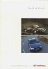Toyota Carina E 1996-1997 UK Market Sales Brochure S GS CD GL CDX