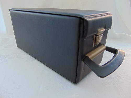 Vintage black vinyl storage - vintage,