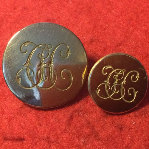 Cottesmore hunt button gilt - hunt, button.