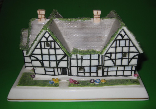 Rare vintage coalport cottage - vintage,