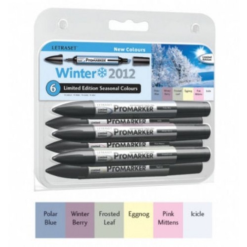 Letraset promarkers 6 marker - promarkers,