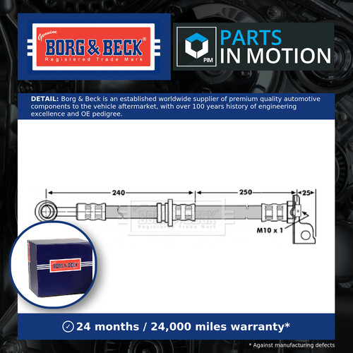 Brake hose fits - brake,