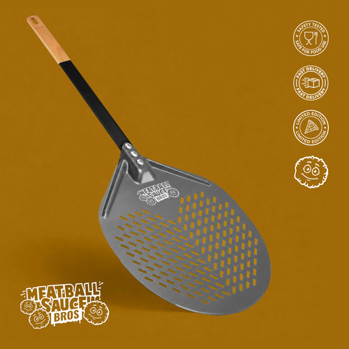 Mbsbros round pizza peel - 12",