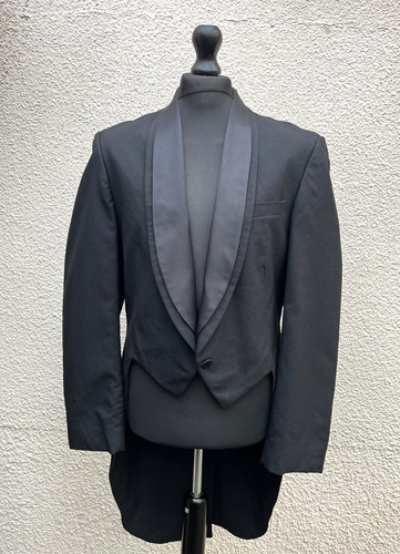Traditional black formal tails - black,