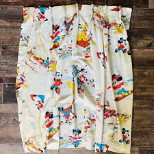 2 Sets Vintage Mickey Mouse Disney Curtains 4 Panels - 44x33 each Goofy Pluto