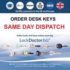 Lockdoctor.biz Replacement Desks Keys Cut to Code Over 100,000 Keys Choose From