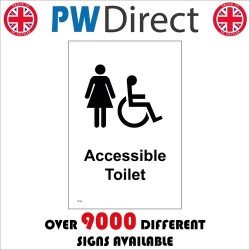 Sign female disabled - female,