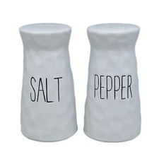 Salt & Pepper Shaker Set White