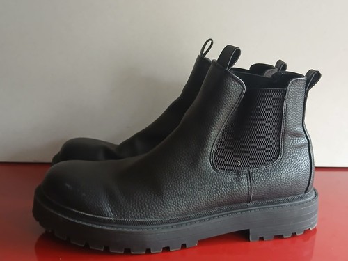 Primark men black faux - primark,
