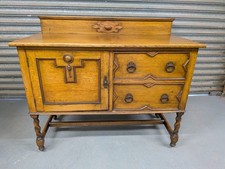 Edwardian Solid Oak Barley