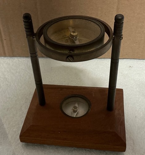 Vintage style brass gimbal - style,