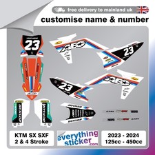 CUSTOM KTM MX Graphics Kit