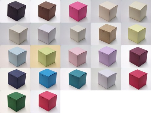 Square cube wedding favour - square,