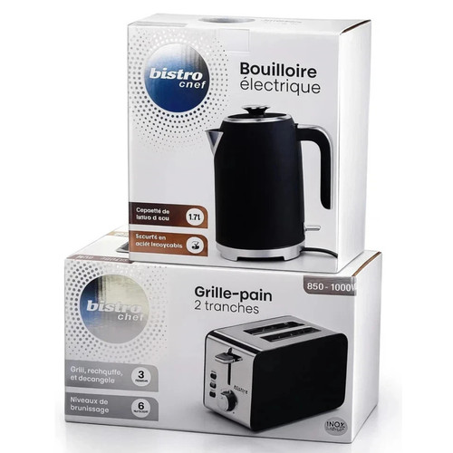 Toaster and kettle - toaster, bistro
