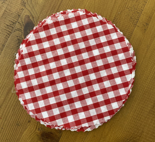 Fabric jam pot lid - 20,