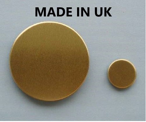 Blank discs brass - blank, round