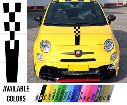 Bonnet stripes for fiat 500 - bonnet,