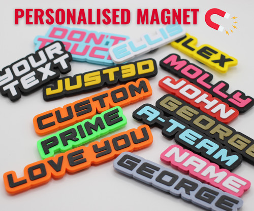 Personalised fridge magnet - personalised,