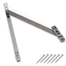 uPVC Door Restrictor 90 Degree Stainless Steel Arm Stay Hold Open French Doors