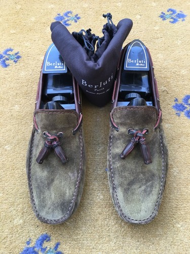 Berluti loafers shoes - berluti, suede