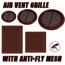 Brown Air Vent Grille with Fly