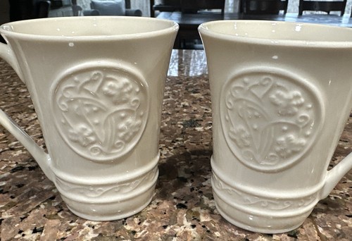 Belleek mugs cream - mugs,, set