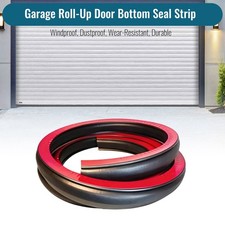 Door Sealing Strip Bottom of Roller Shutter Black Garage Door Seal Bottom 2/3/5M