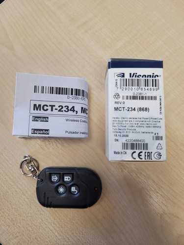 Visonic mct 234 - 4, hand
