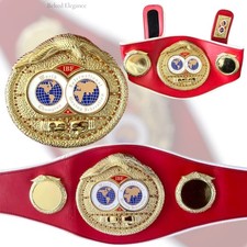 IBF Boxing Championship Replica Belt Adult Size World Council 3D Style I B F