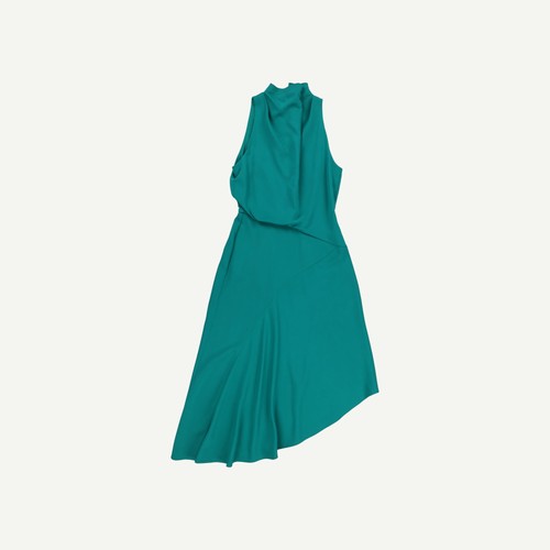Reiss womens green midi - green,