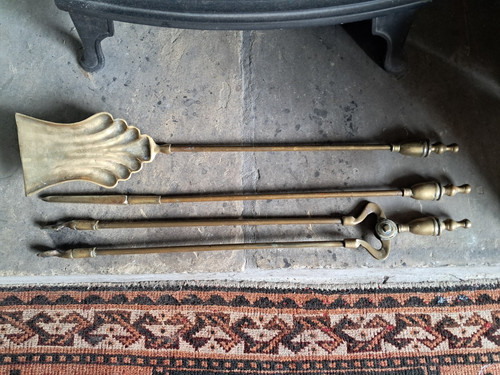 Large vintage brass - large, companion