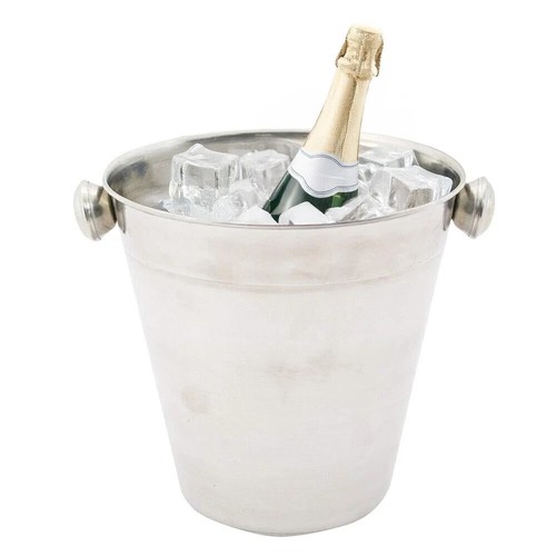 Stainless steel ice bucket - steel,