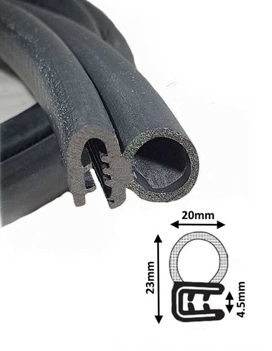 Caravan gas locker door seal - door,