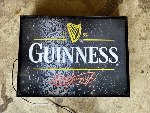 Guinness beer lighted sign - guinness,