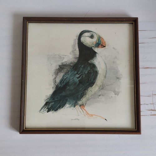 Vintage mads stage - stage, puffin