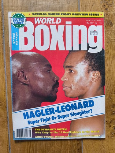 Hagler leonard 1987 world - hagler,