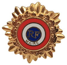 A5C/07/2025 (REF25898) Jacket Badge for Mayor French MEDAL 1/12