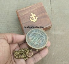 To My Son Personalized Brass