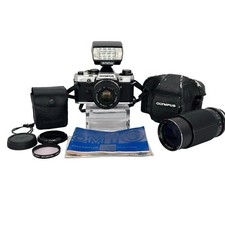 Olympus OM10 SILVER SLR Camera