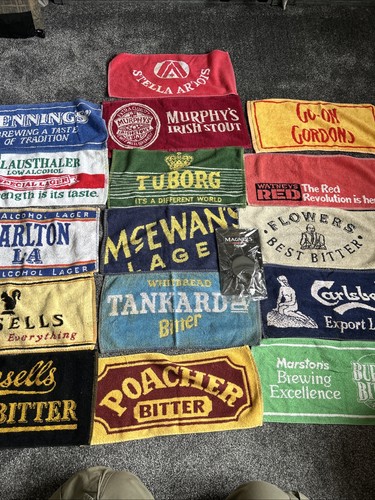 Vintage pub bar towels - 16,