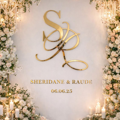 Personalized wedding monogram - personalized,