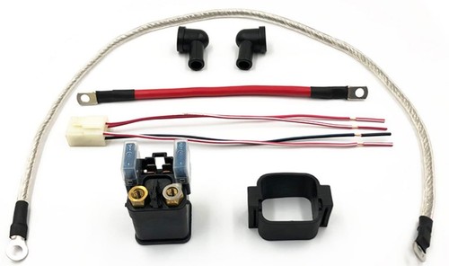 Starter solenoid relay - starter, +