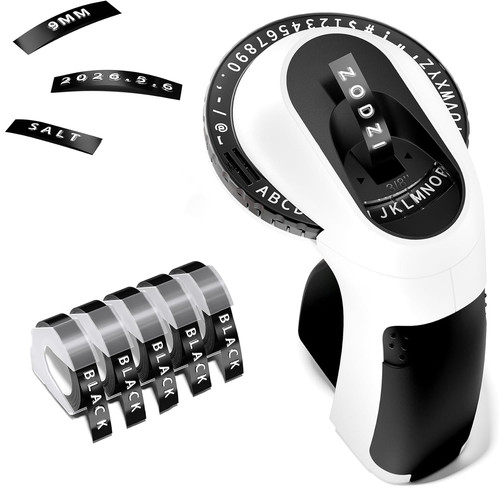 Dymo omega embossing label - 3d,