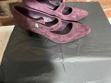 M & S FOOTGLOVE AUBERGINE