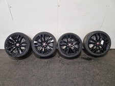 JAGUAR F TYPE X152 2020 ALLOY WHEELS & TYRE SET 20 INCH TORNADO BLACK 