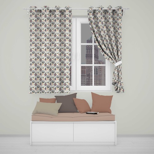 Blackout eyelet curtains - blackout,