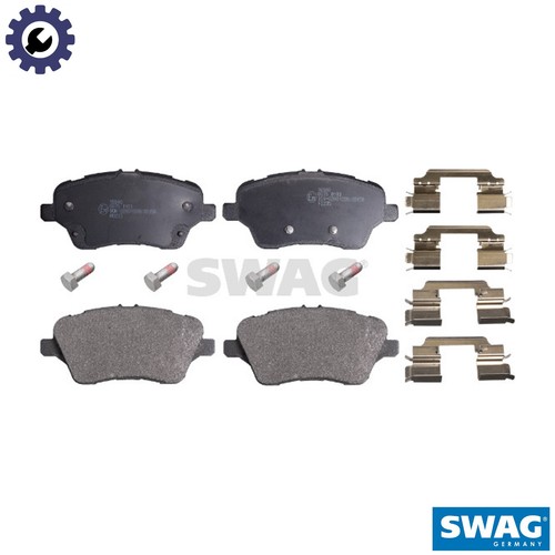 Brake pad set disc - brake, 50
