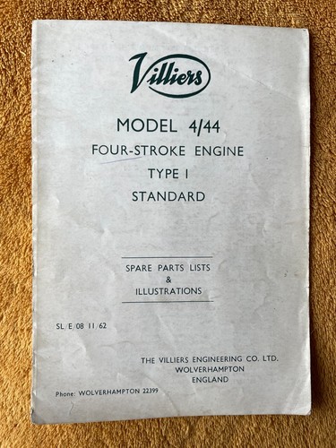 Villiers type 1 standard - villiers,